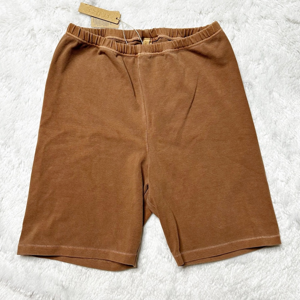 NWT Skims RARE Outdoor Bike Shorts in Camel Women’s Sz S